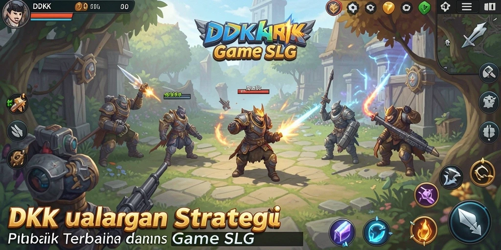 Tampilan menarik dari gameplay DKK dalam genre SLG.