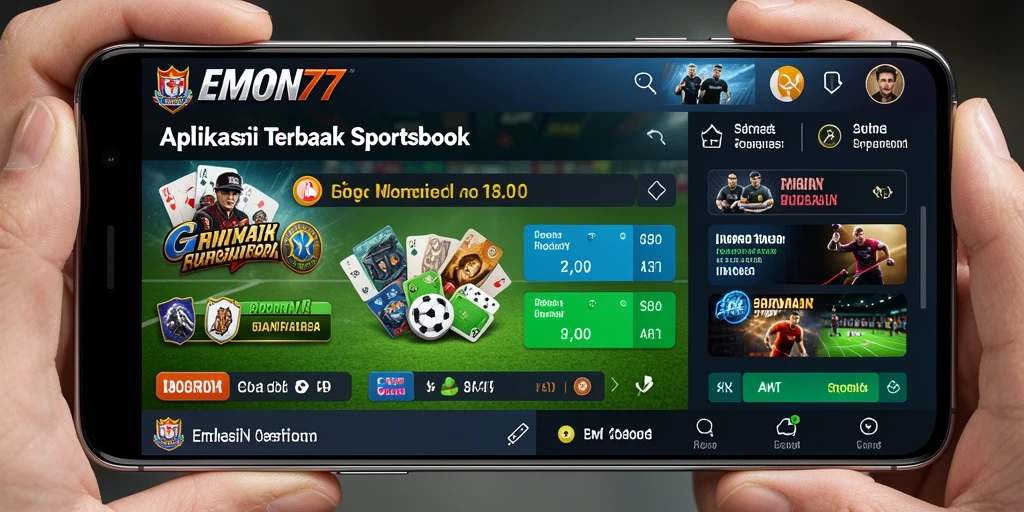Tampilan gameplay yang menarik dari EMON77 dalam taruhan olahraga.