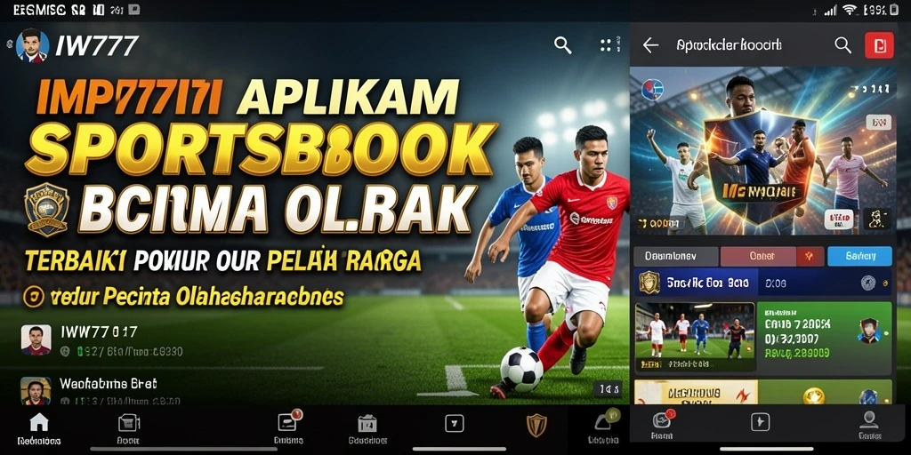 Tampilan gameplay IW777 dengan aksi taruhan Sportsbook yang seru.