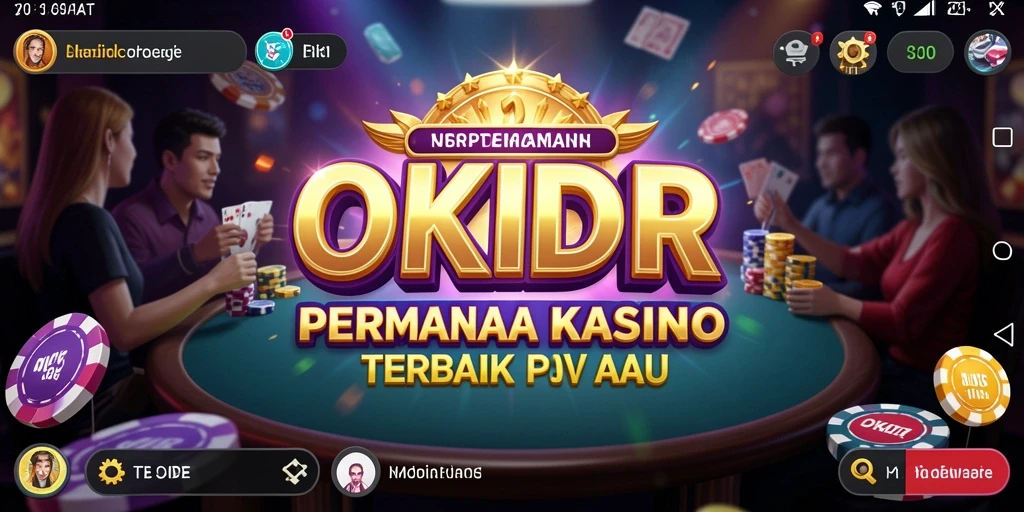 Tampilan gameplay menarik dari aplikasi Kasino OKIDR.