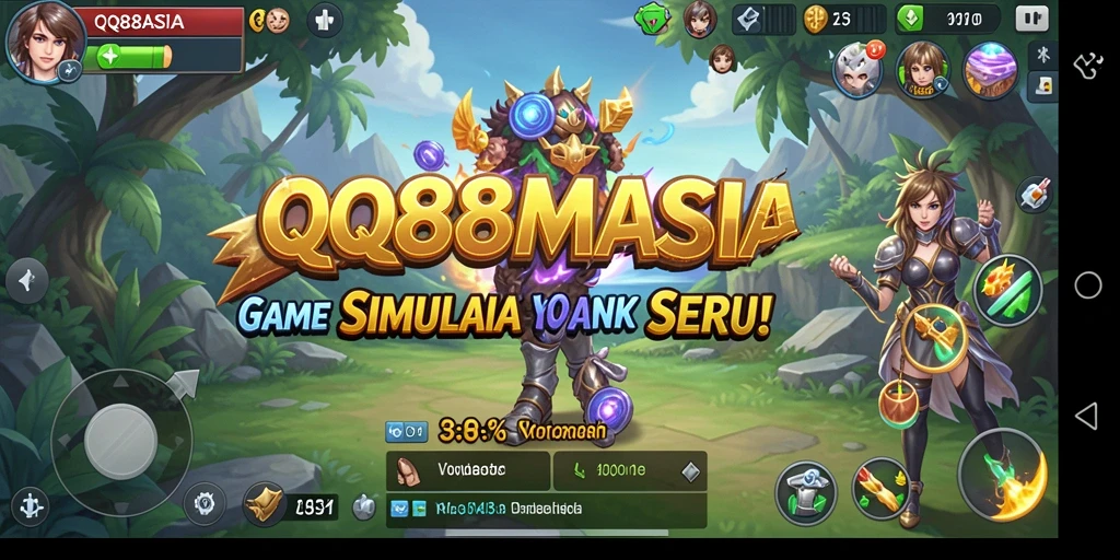 Screenshot gameplay QQ88ASIA yang menampilkan pengalaman simulasi yang seru.