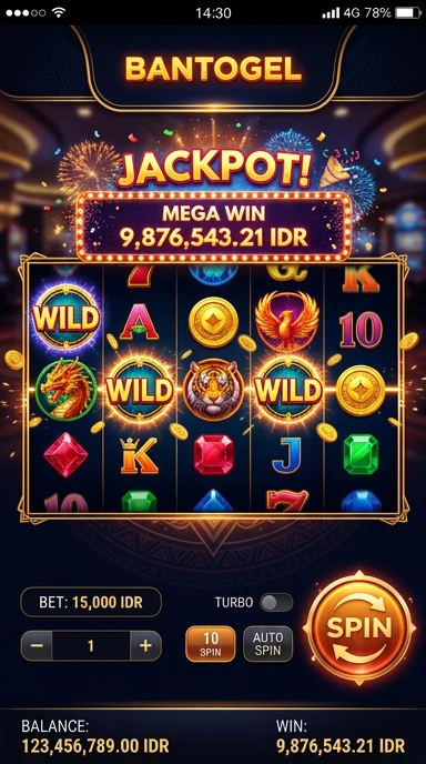 Menu navigasi yang sederhana dan efisien di aplikasi bantogel.